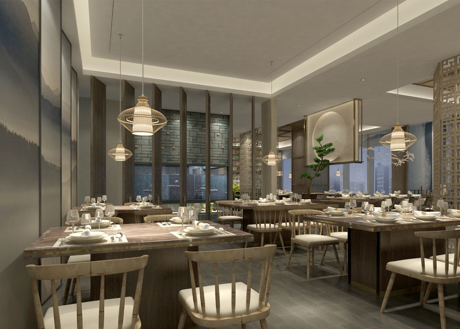 东宝海鲜深圳南山大冲华润店餐厅效果图一 4(1).jpg